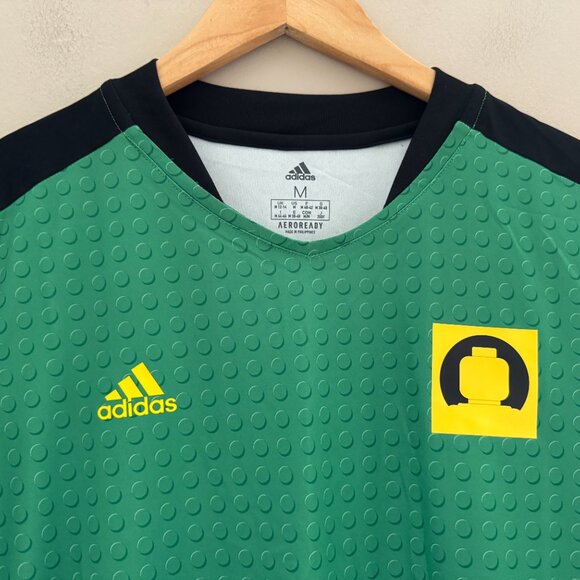 Adidas X Lego Tiro Soccer Jersey Shirt Women’s M Green Football HC9798 NEW - Picture 2 of 5